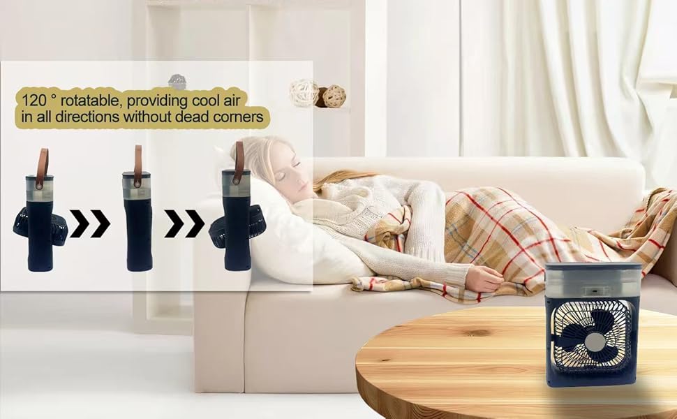 Enfriador,Humidificador,luz LED nocturna